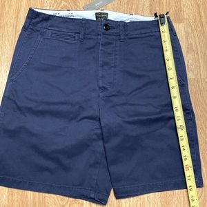 NWT J Crew waist 29 navy chino shorts